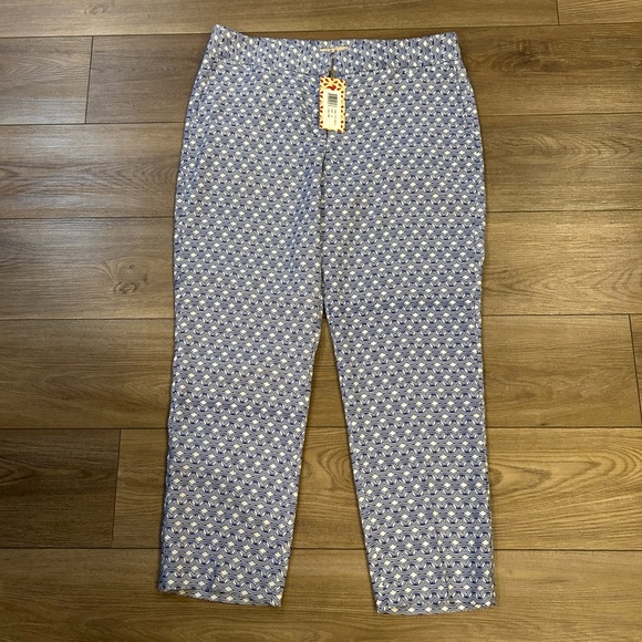 Pants - Sport Haley Golf Pants Women’s 14 Blue White Stretch Pull On NWT
